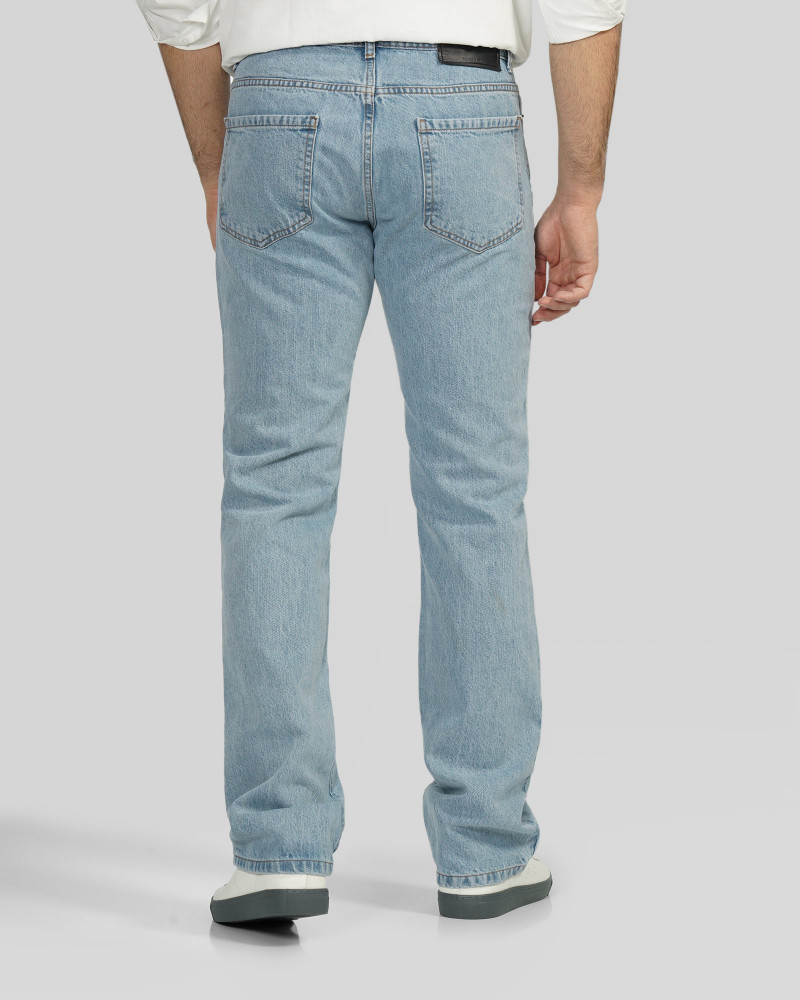 خرید و قیمت شلوار جین بوت کات (Boot cut) ساده مردانه آبی روشن 23324714