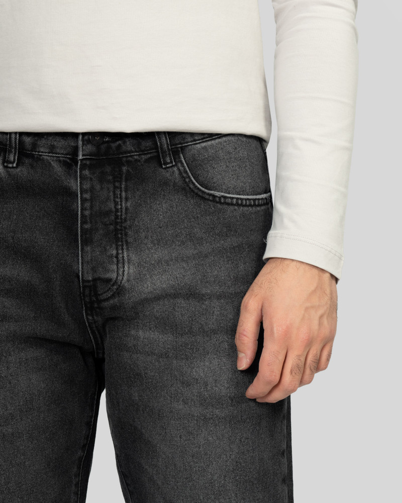 شلوار جین استریت استایل ذغالی (Street Style)