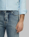 شلوار جین بوی فرند (Boy friend) زاپ دار آبی 23424743