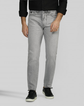 شلوار جین استریت استایل (Street Style) ساده مردانه طوسی 23412221