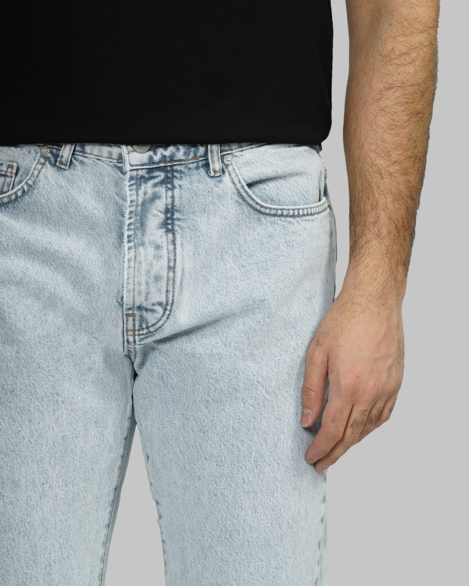 شلوار جین استریت استایل (Street Style) ساده مردانه آبی روشن 23412216