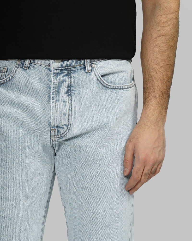 شلوار جین استریت استایل (Street Style) ساده مردانه آبی روشن 23412216