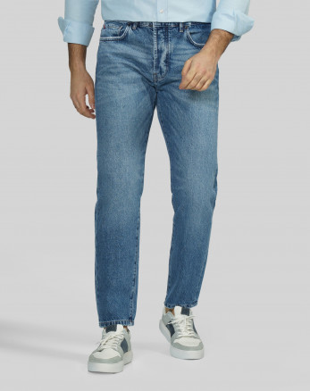 خرید و قیمت شلوار جین استریت استایل (Street Style) ساده مردانه آبی 23412214