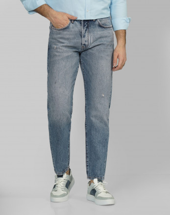 خرید و قیمت شلوار جین استریت استایل (Street Style) زاپ دار مردانه آبی 23412224