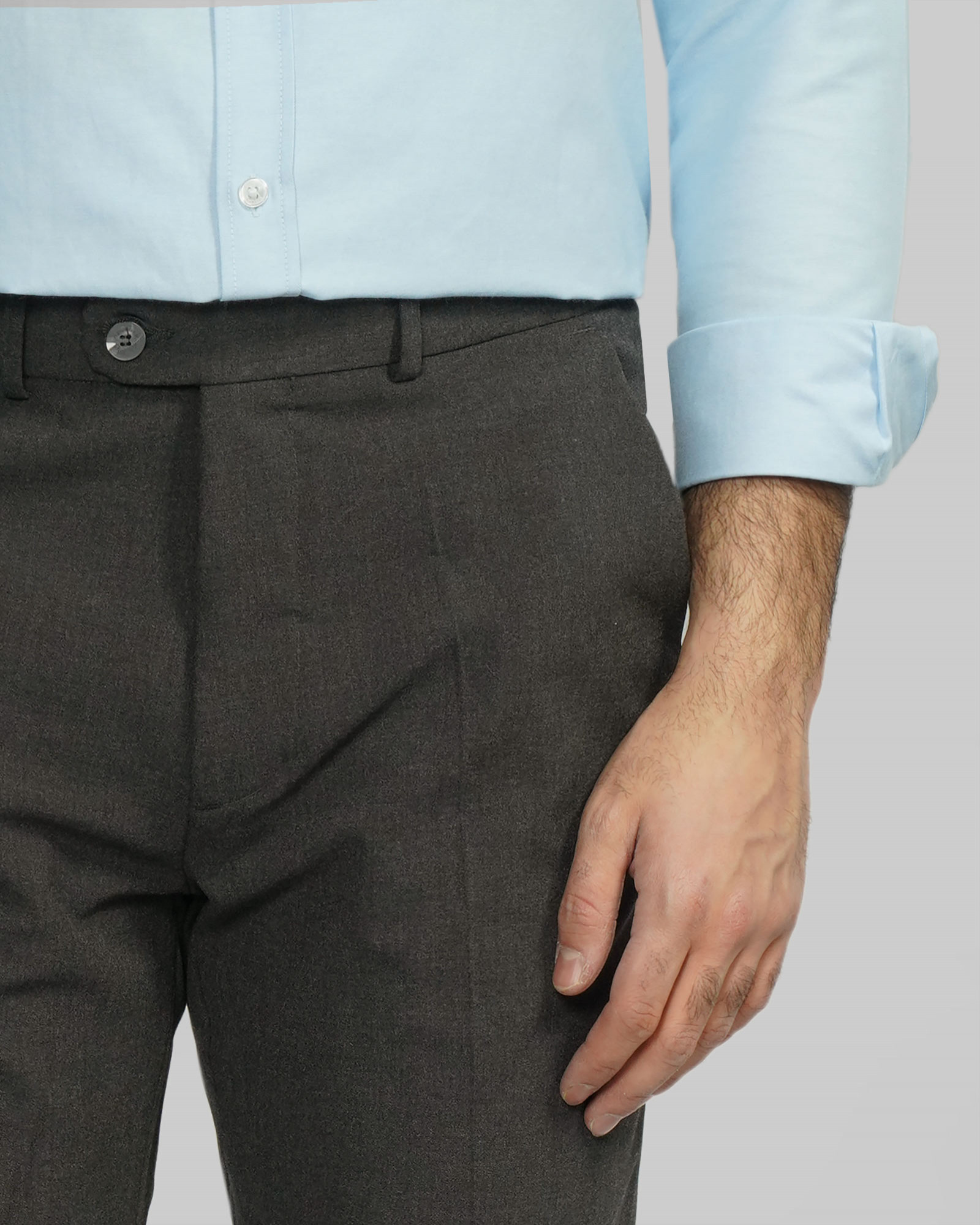 خرید و قیمت شلوار پارچه ای مردانه ذغالی 23461117