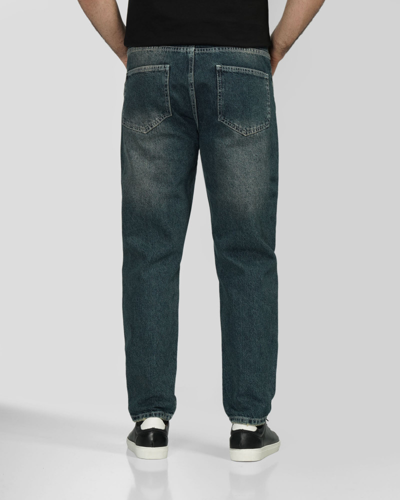 شلوار جین استریت استایل (Street Style) ساده مردانه آبی تیره 24112226