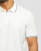 خرید و قیمت پولوشرت طرح دار آستین کوتاه مردانه سفید 24194290
