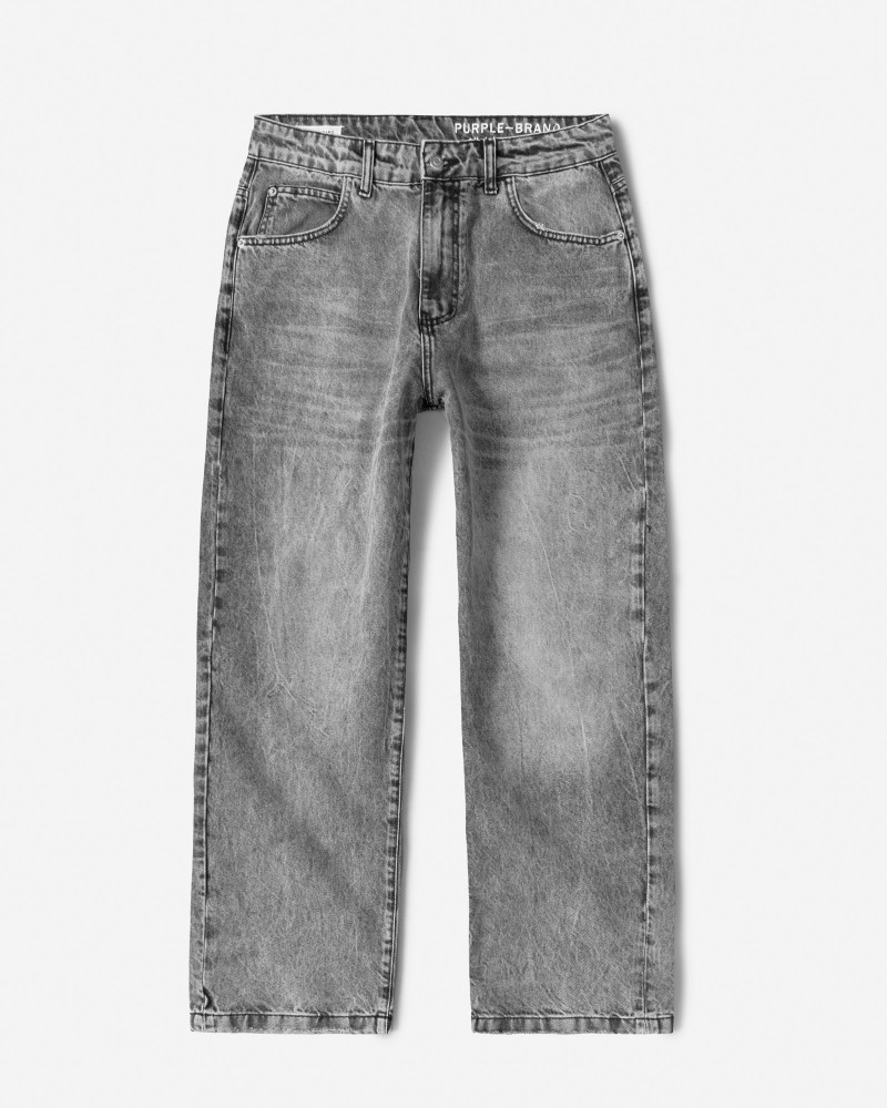 خرید و قیمت شلوار جین بگ (Baggy) ساده مردانه خاکستری 24124761