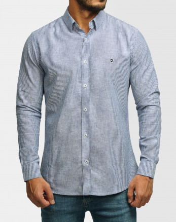 پیراهن آستین بلند راه راه 66179