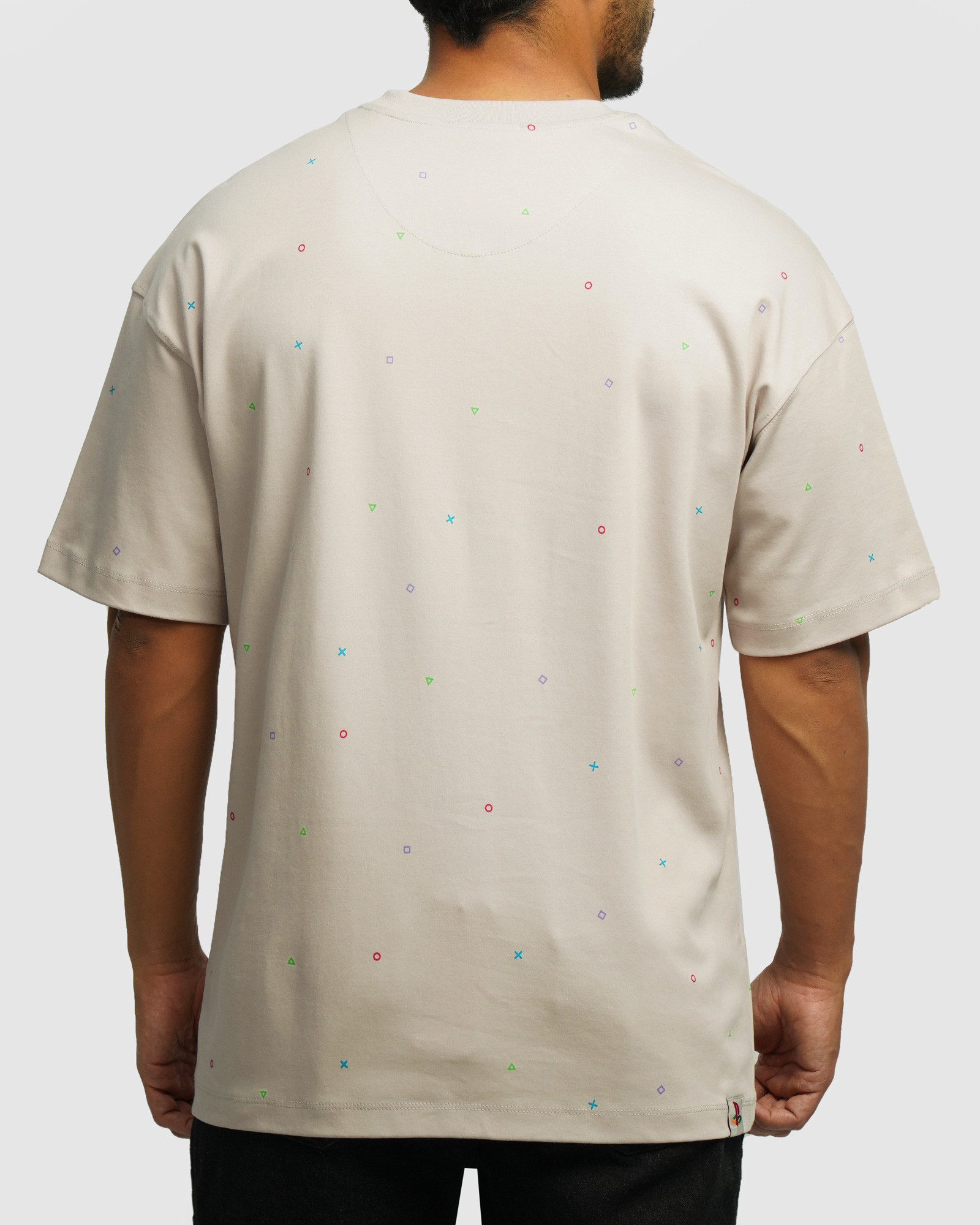 خرید و قیمت تیشرت طرح دار یقه گرد آستین کوتاه مردانه طوسی 24196829